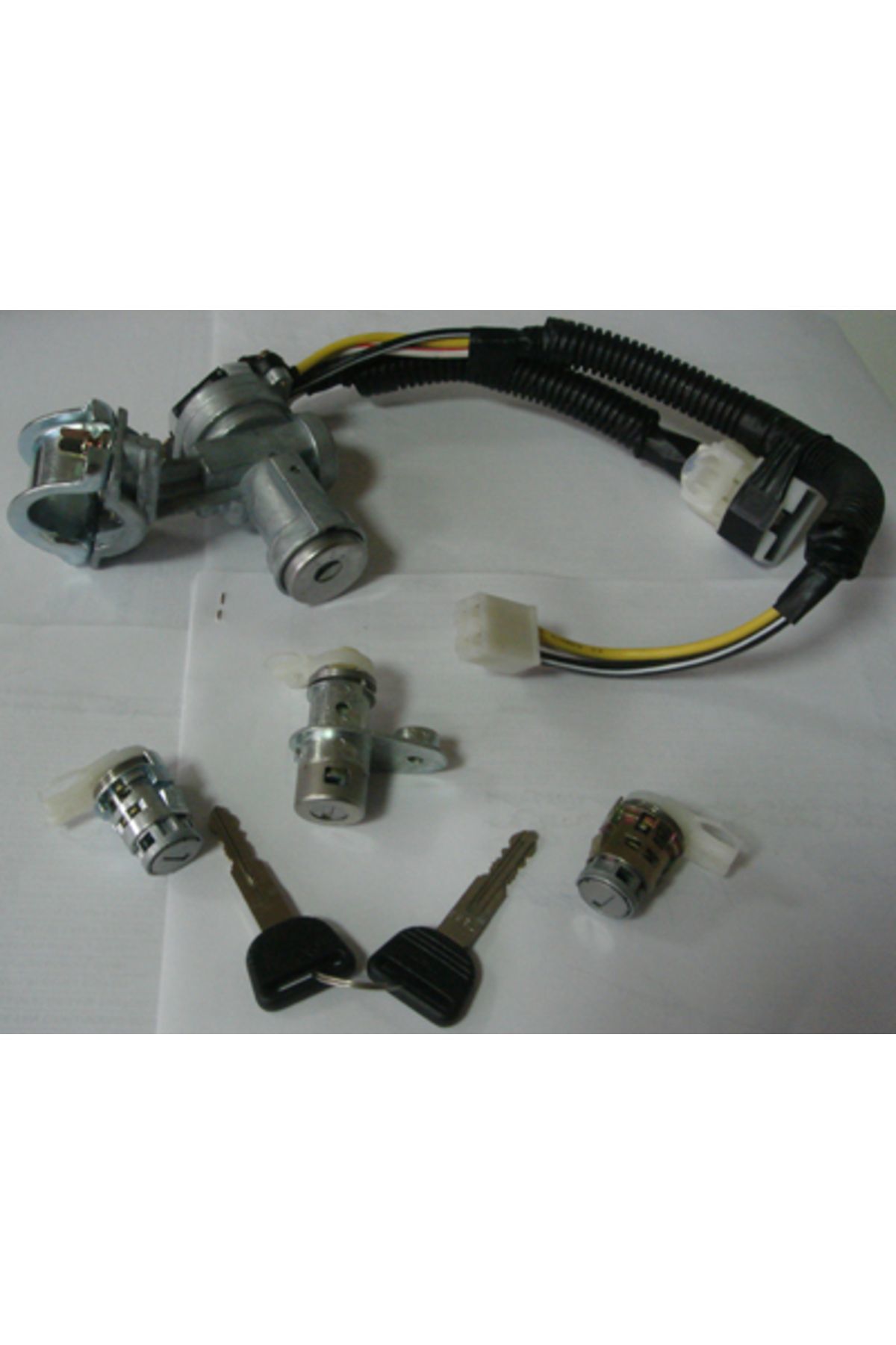 Honda Civic Sd 90/91 Kontak Kilit Seti (3lü) (Kontak/kapı/bagaj) (4kapı)  Uyumlu