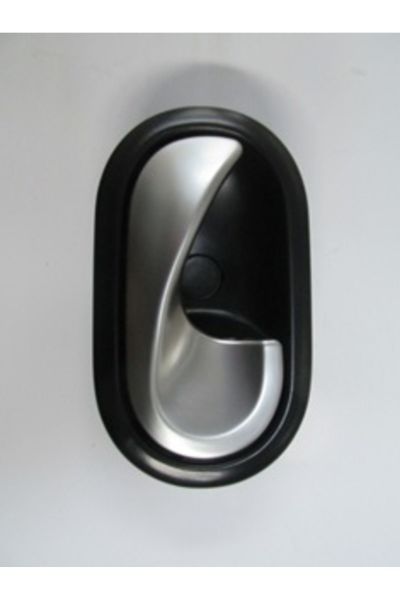 Renault Modus 09/11 Ön Kapı İç Açma Kolu Sağ Siyah (Elceği Gümüş Gri)