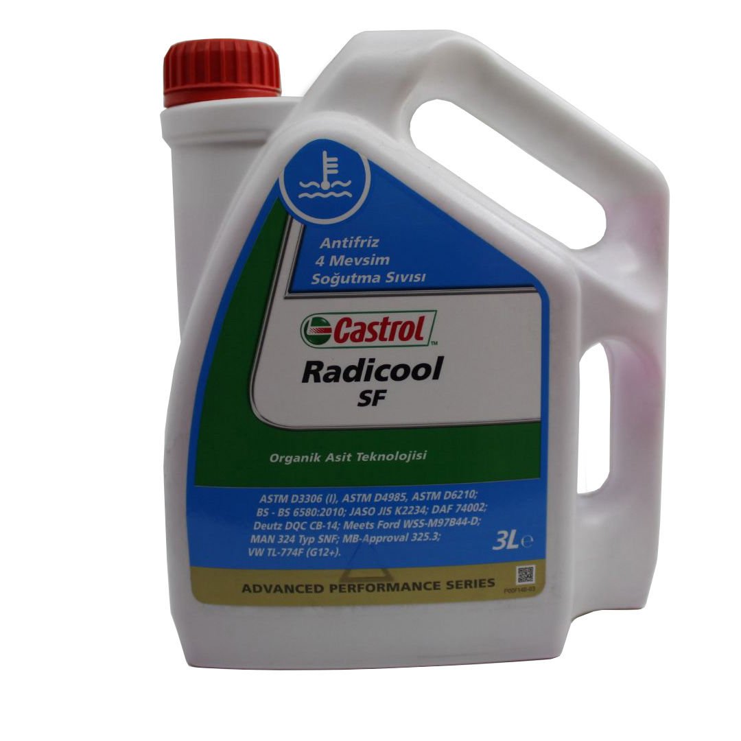 Castrol Radıcool Antıfırız Kırmızı 3 Lıtre