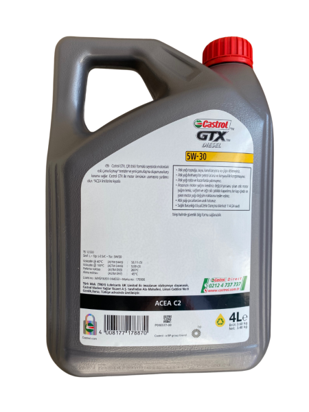 Castrol C Gtx Dıesel 5W/30 4 Lıtre