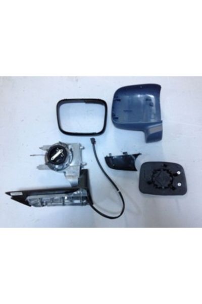 Volkswagen Caddy 04/10 Kapı Aynası Sağ Astarlı Gri Elektrikli/ısıtmalı (Dikey Tip) 5 Fişli Fa