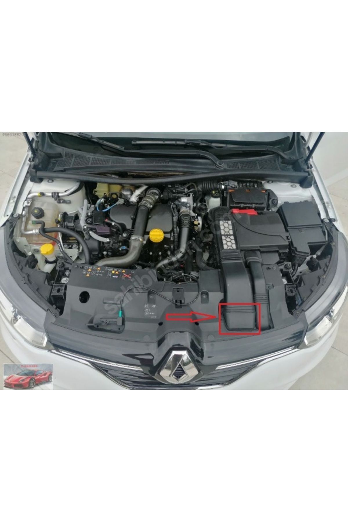 Renault Talısman- 21/22; Hava Giriş Borusu Uç Kısım (TAMPON HAVA KANALI) 960151239r