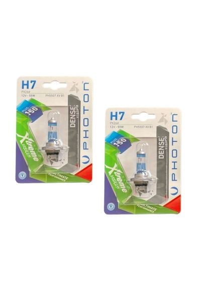 H7 Xtreme Vısıon Plus %150 Fazla Işık Ikili Set