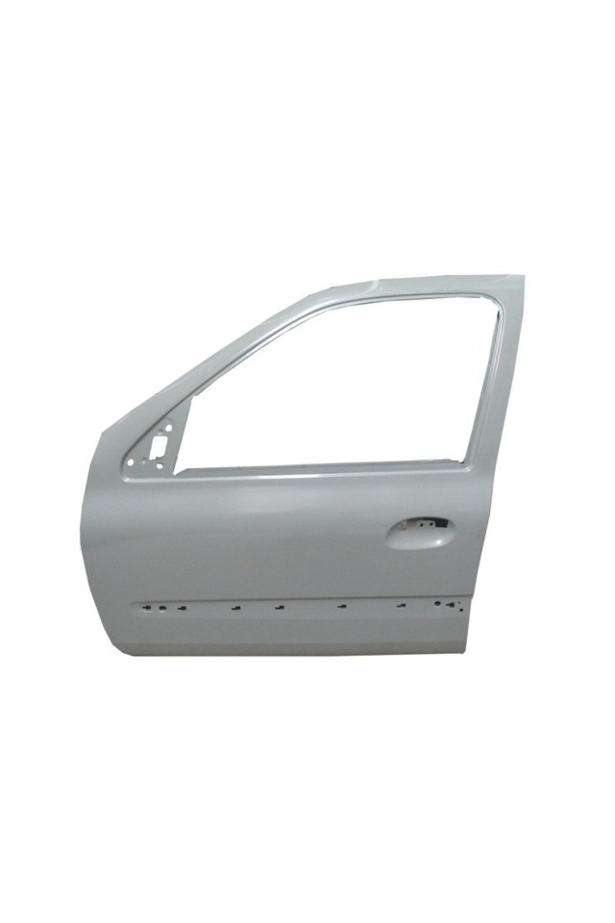 Renault Clıo- 2- Hb- 98/01; Uyumlu Ön Kapı Komple Sol Band Delikli/gri Boyalı I)(TW) 7751472474