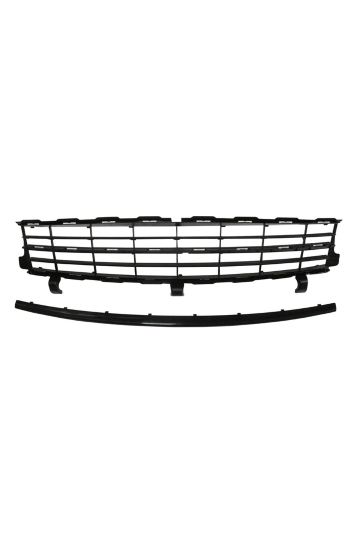 Renault Scenic 2 07/09 Ön Tampon Panjuru Orta Siyah (Dış Çıtası Siyah) 2parça (Tw)