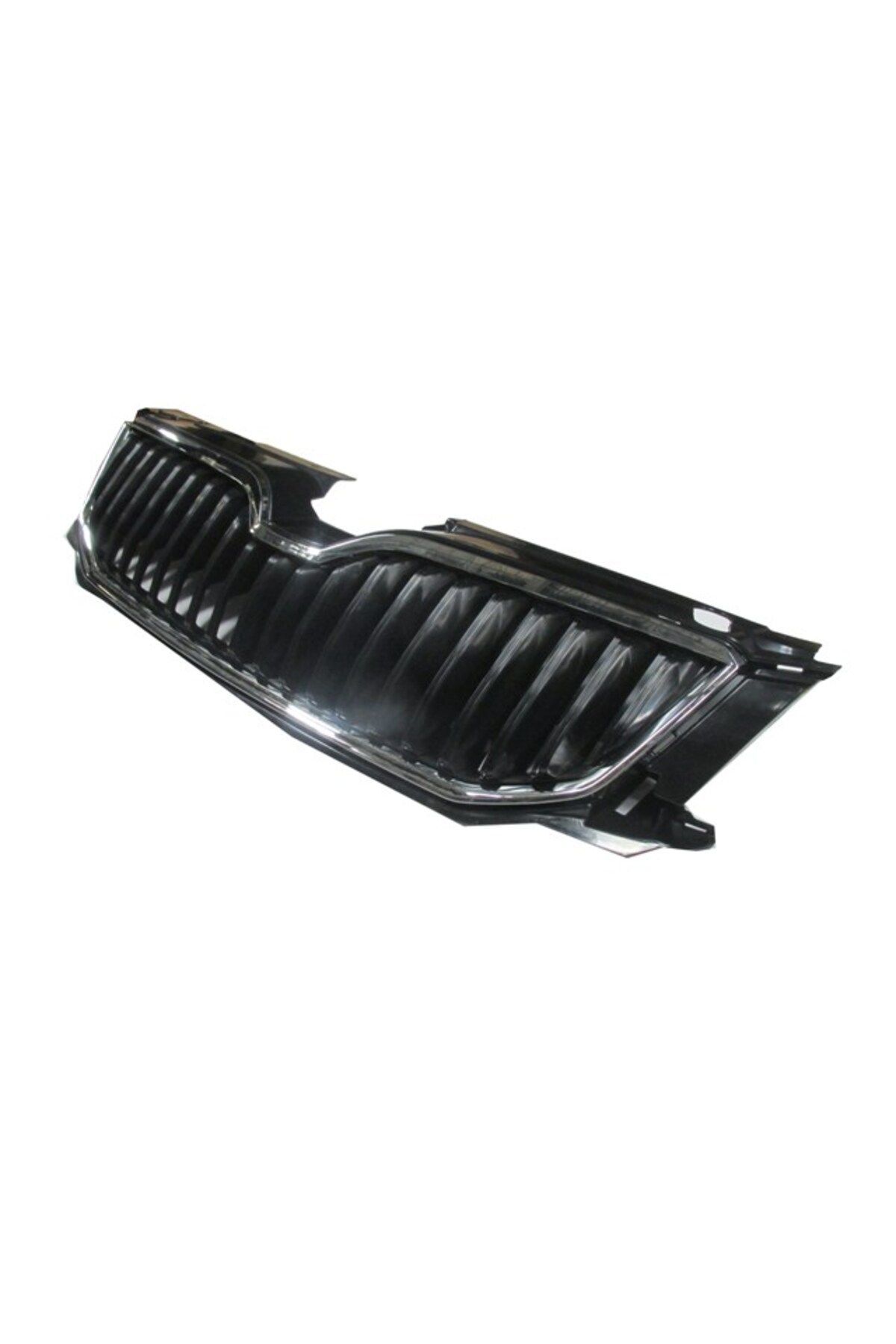 Skoda Octavia 13/17 Ön Panjur Siyah Nikelaj Çerçeveli (Twy)