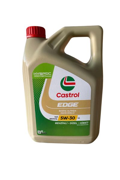 Edge LL 5W-30 Tam Sentetik Partiküllü Motor Yağı (Üretim Tarihi 15.01.2025 )