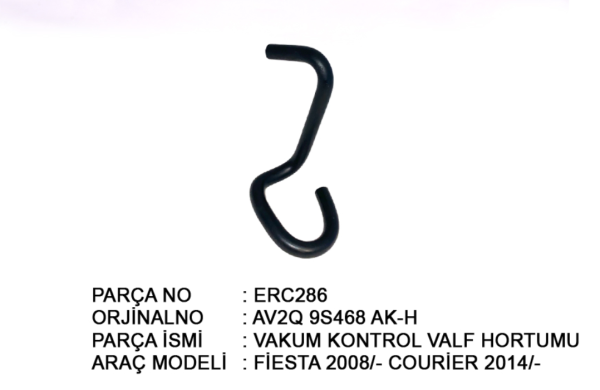 Courıer 301 Tepee Dv6 Euro 5 Selonoıd Valf Hortum Egr Hortum