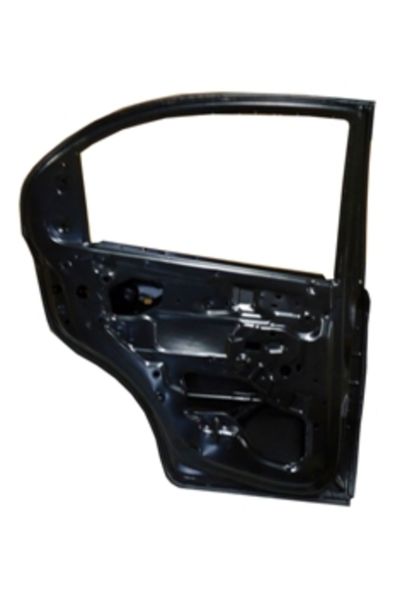 Chevrolet Aveo Sd 07/12 Arka Kapı Komple Sol (Çelik Barlı) Siyah (Bfn)