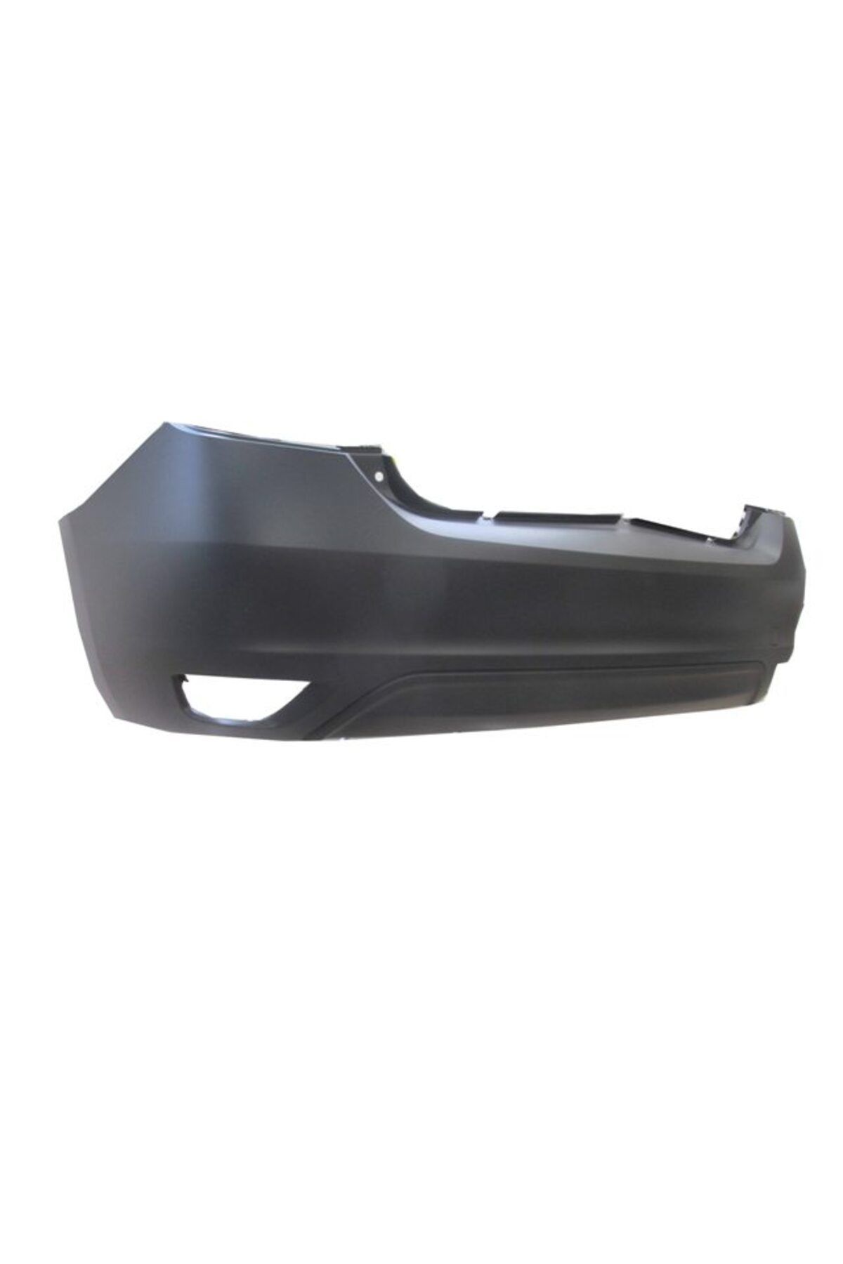 Renault Symbol 17/21 Arka Tampon Siyah (Karlıklı (Reflektör Delikli)(tyg)