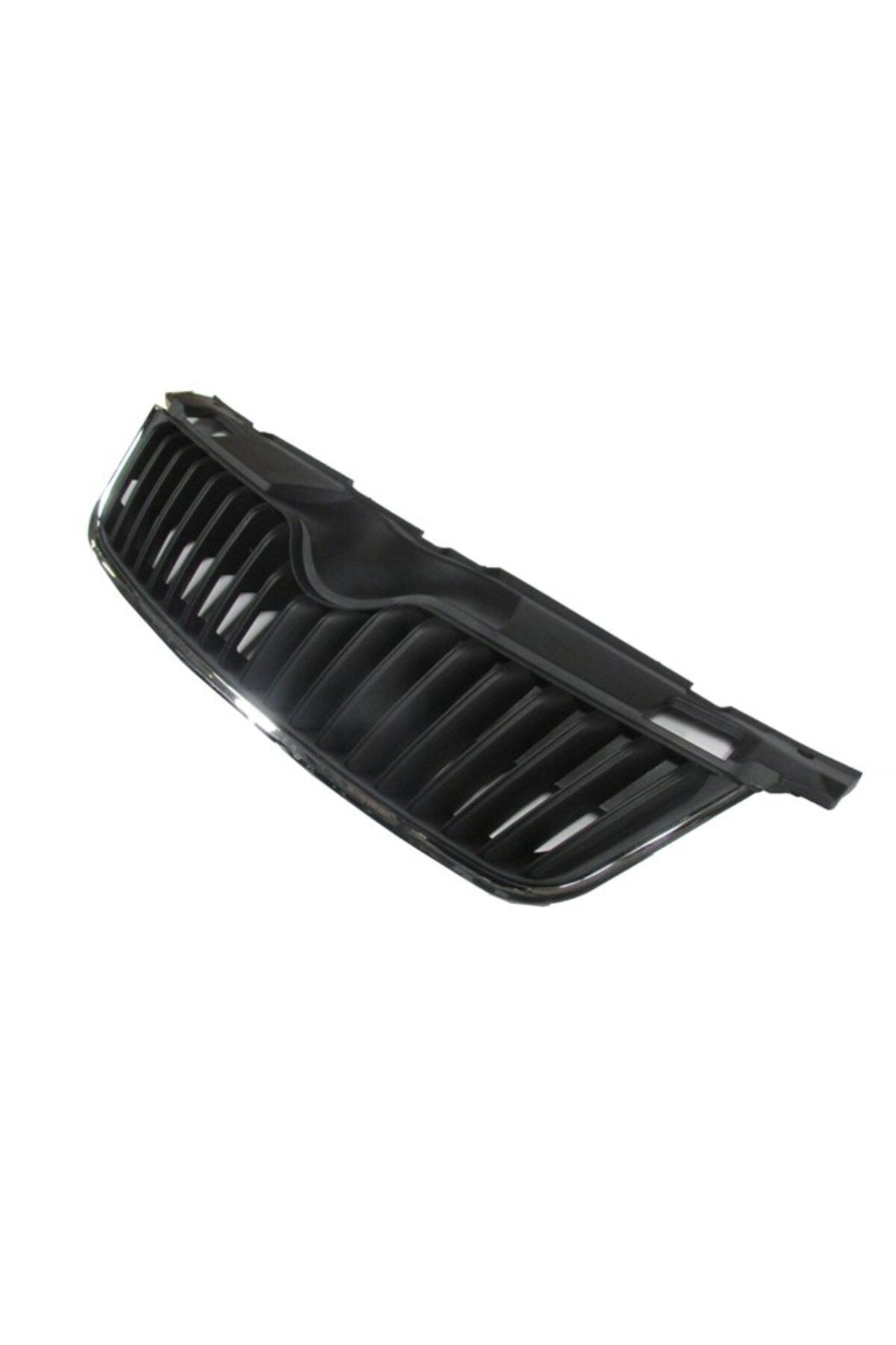 Skoda Fabia 10/15 Ön Panjur Petekleri Siyah (Nikelaj Çıtalı) (Twy)